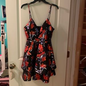 Floral print dress